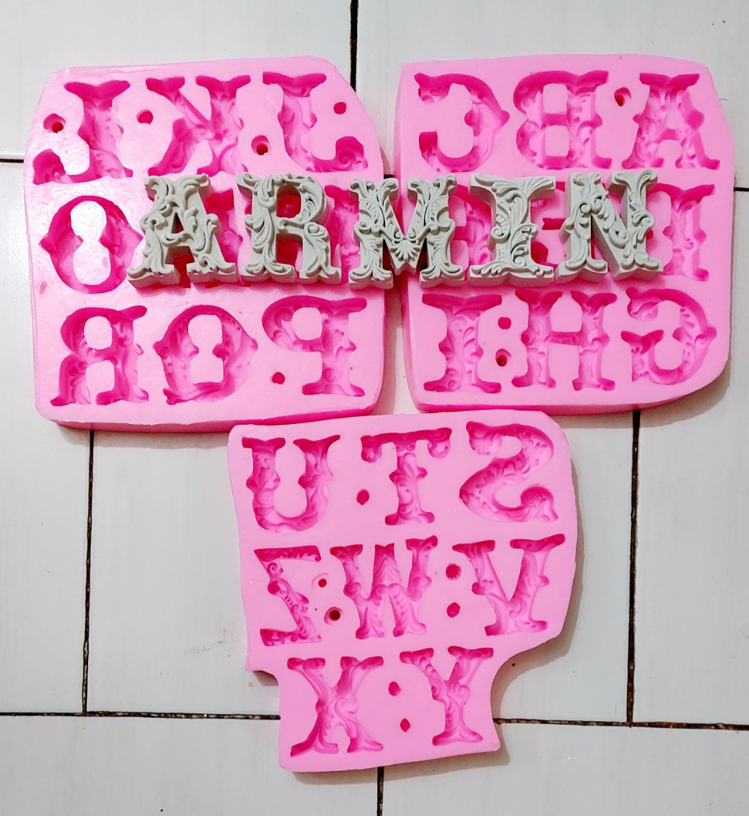 قالب های سیلیکونی حروف و اعداد