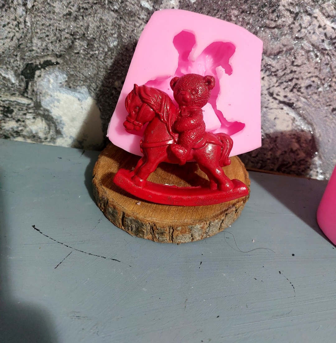 قالب سیلیکونی خرس سوارکار