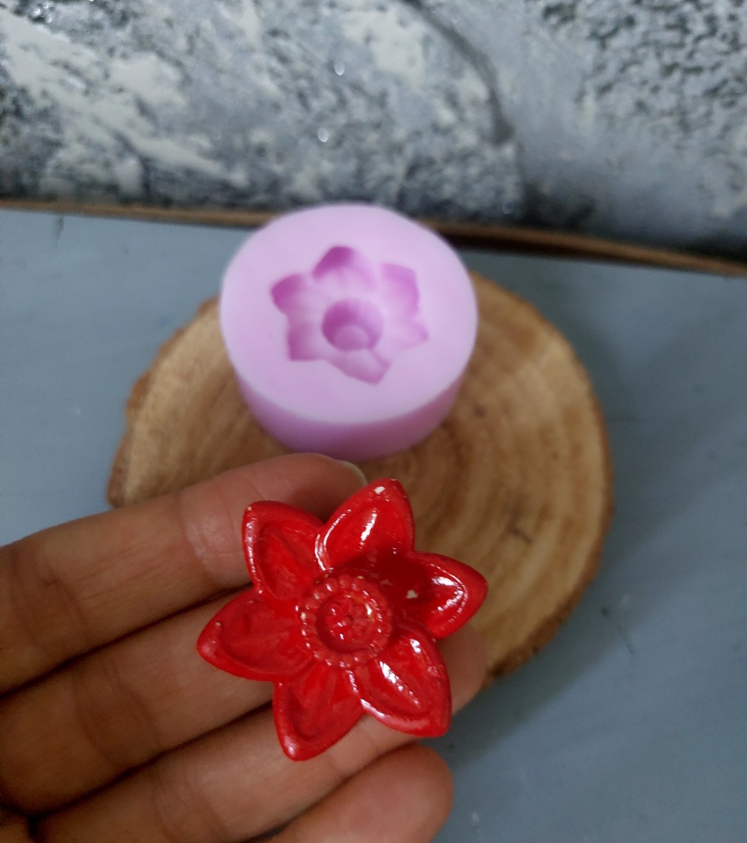 قالب سیلیکونی  نرگس ۴  سانتی