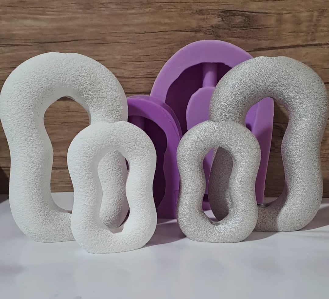 قالب سیلیکونی  گلجای پتینه بزرگ دفورمه