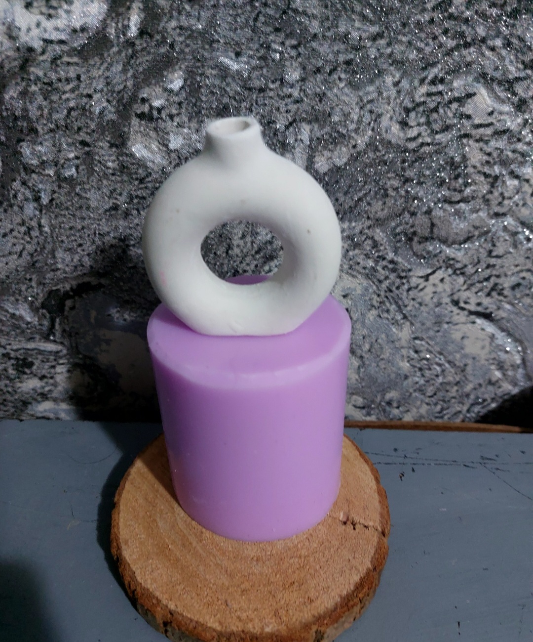 قالب سیلیکونی  گلدان دونات مینیاتوری