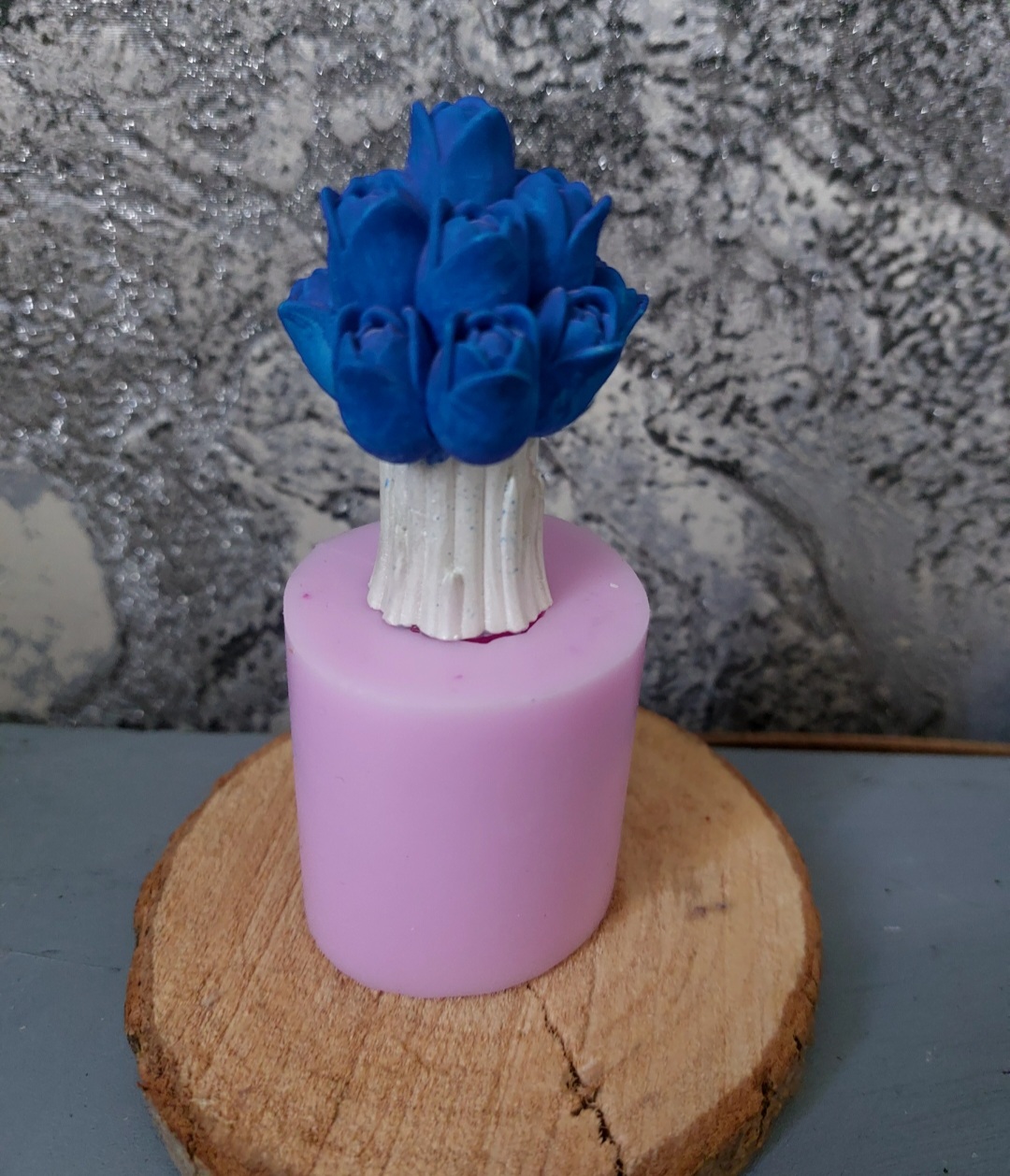 قالب سیلیکونی  دسته گل لاله ۶ سانتی