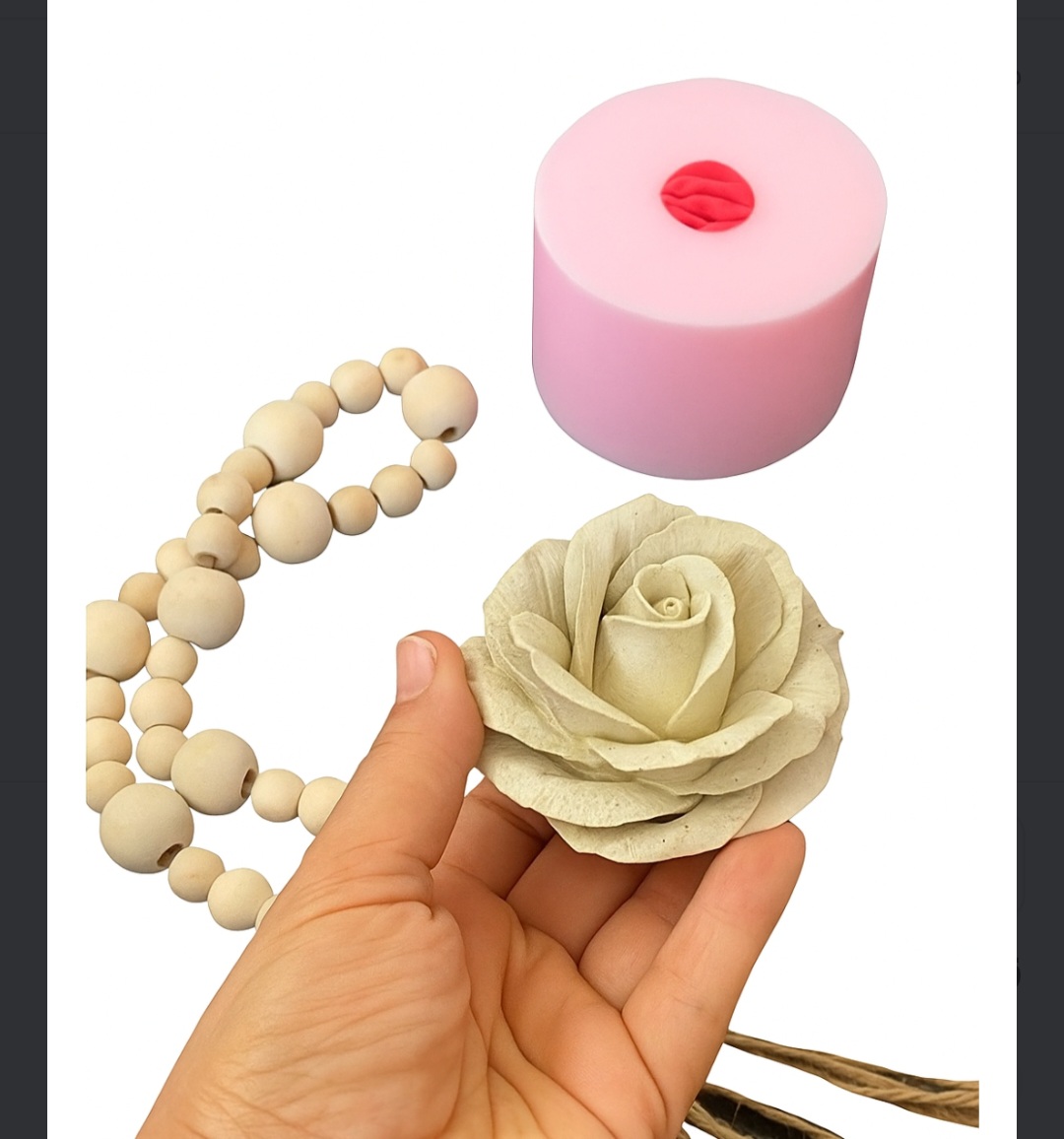 قالب سیلیکونی  گل رز روسی