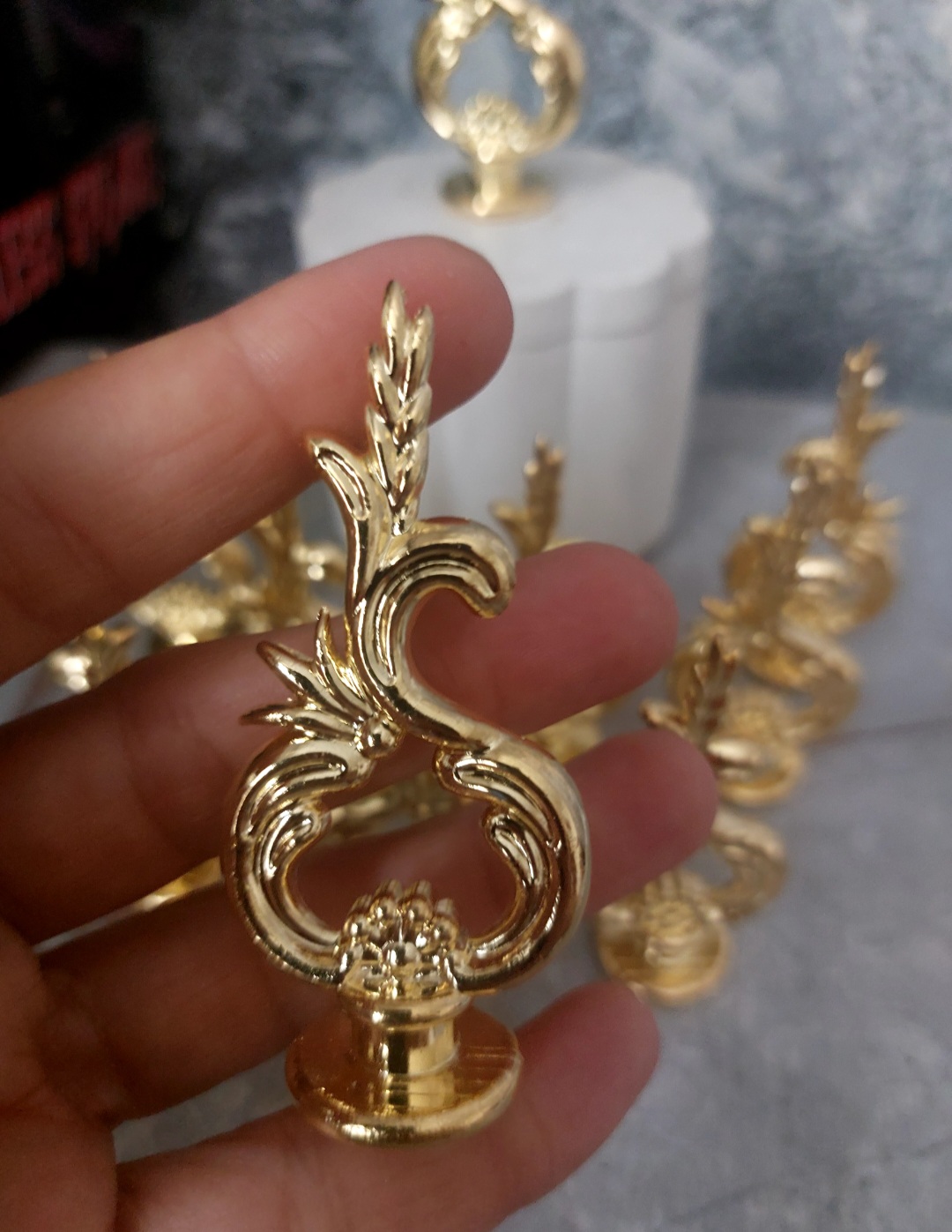اکسسوری گل گندم  مناسب تزیین سنگ مصنوعی
