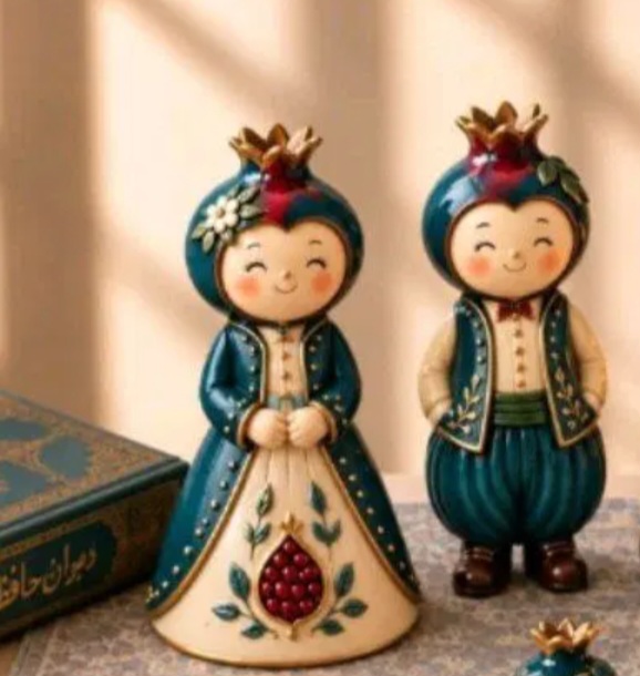 قالب سیلیکونی  ست خانم و آقای انار