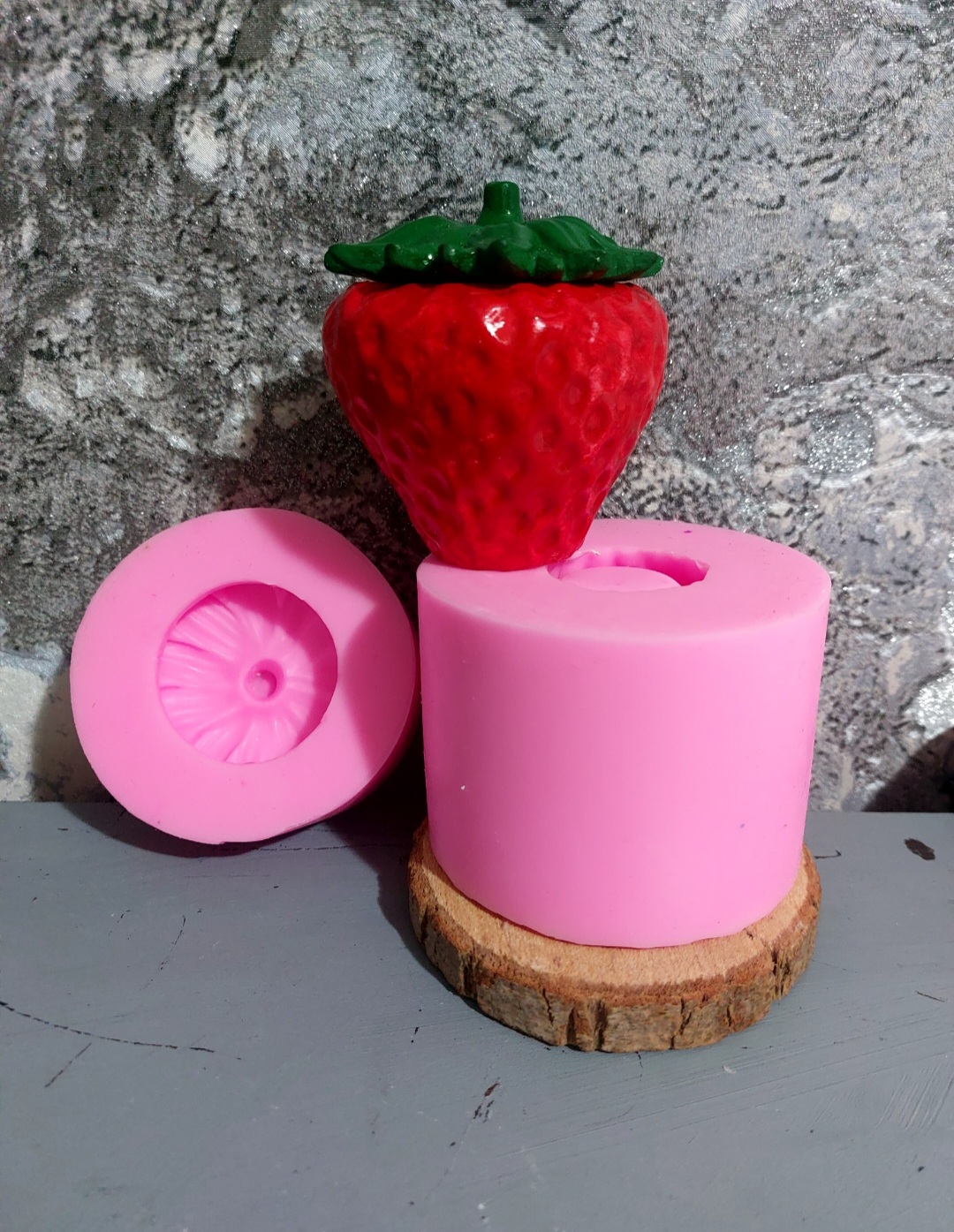 قالب سیلیکونی  بانکه توت فرنگی