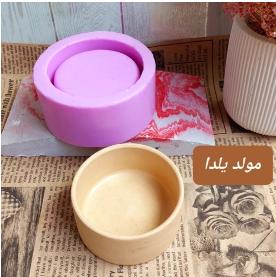 قالب سیلیکونی  شات استوانه ای